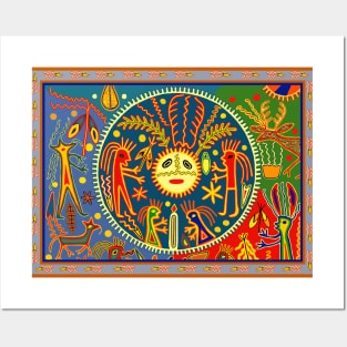 Southwest Tribal Shaman Del Sol Posters and Art